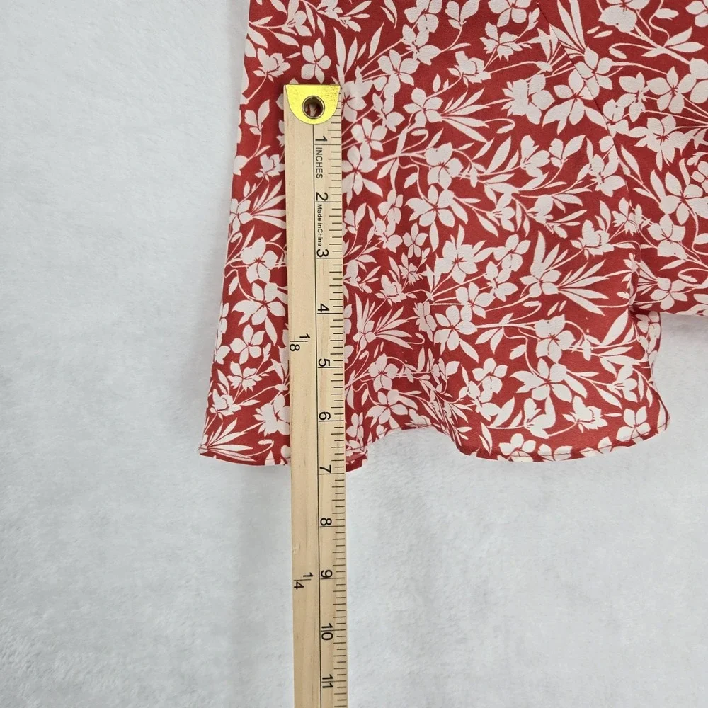 Lauren Ralph     Floral Red Dress - Picture 6 of 11